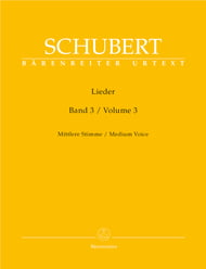 Lieder, Vol. 3 Vocal Solo & Collections sheet music cover Thumbnail